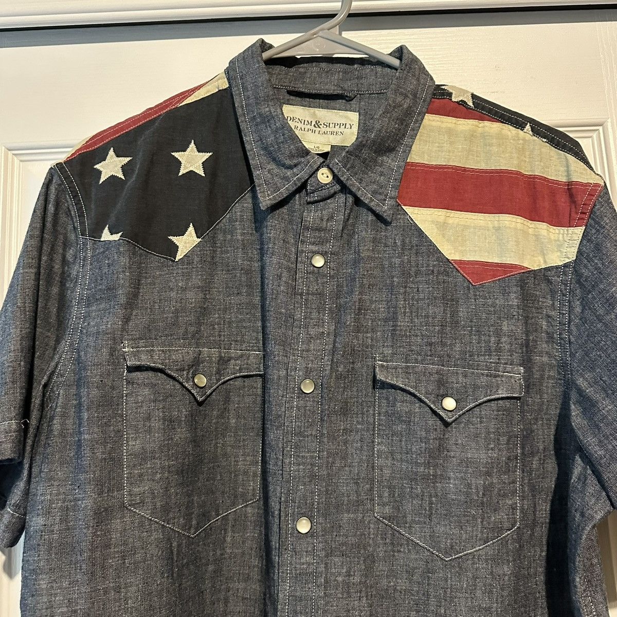 Denim & Supply Ralph Lauren Men’s Denim & Supply Ralph Lauren USA Flag Shirt Size Large Size US L / EU 52-54 / 3 - 6 Thumbnail