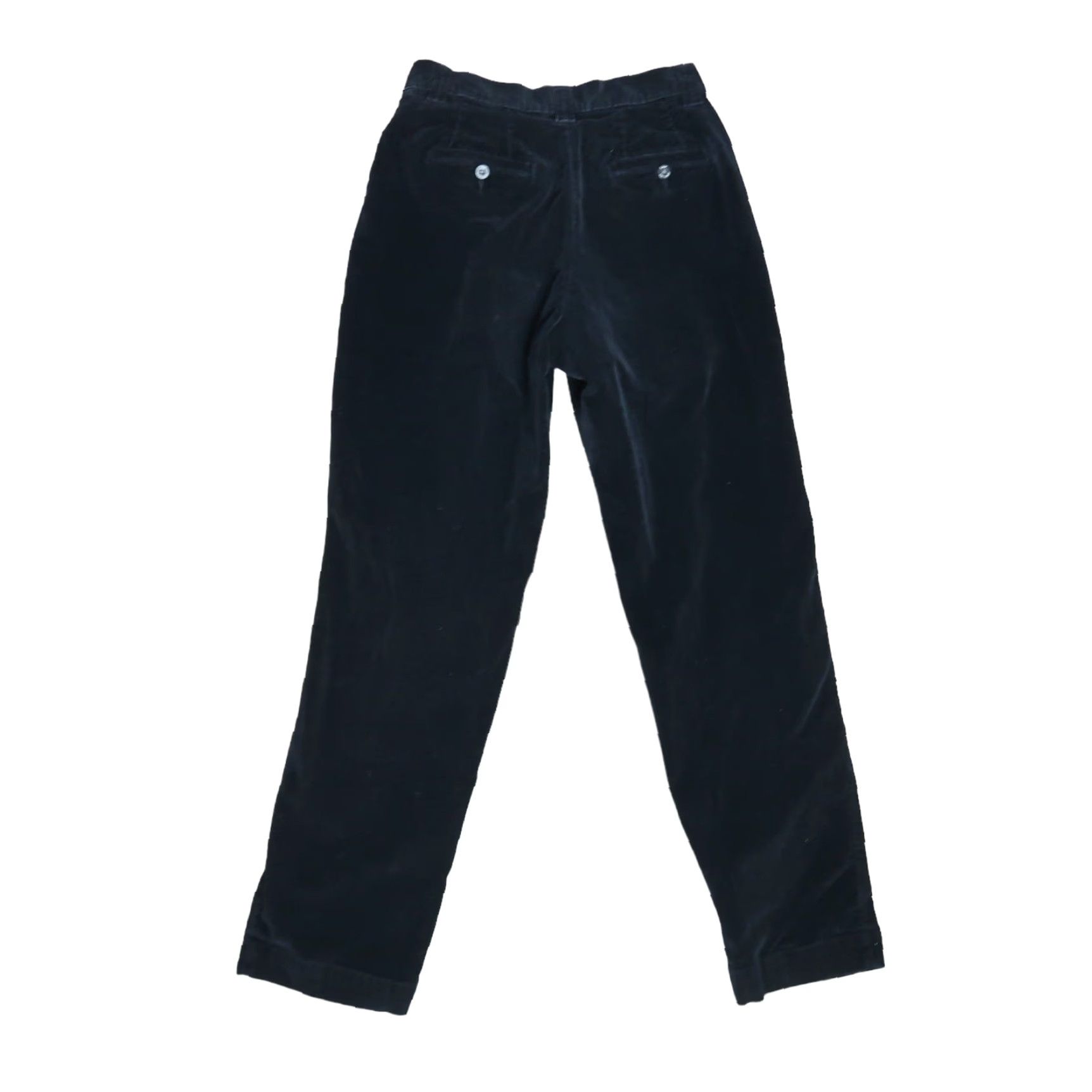 Lee VINTAGE 90s Lee black corduroy velvet straight leg pants 8 Size 28" / US 6 / IT 42 - 3 Thumbnail