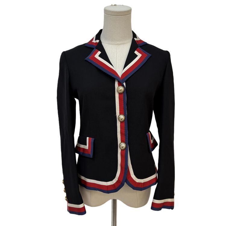 Gucci Gucci Web Trim Blazer Size 40 Size S / US 4 / IT 40 - 1 Thumbnail