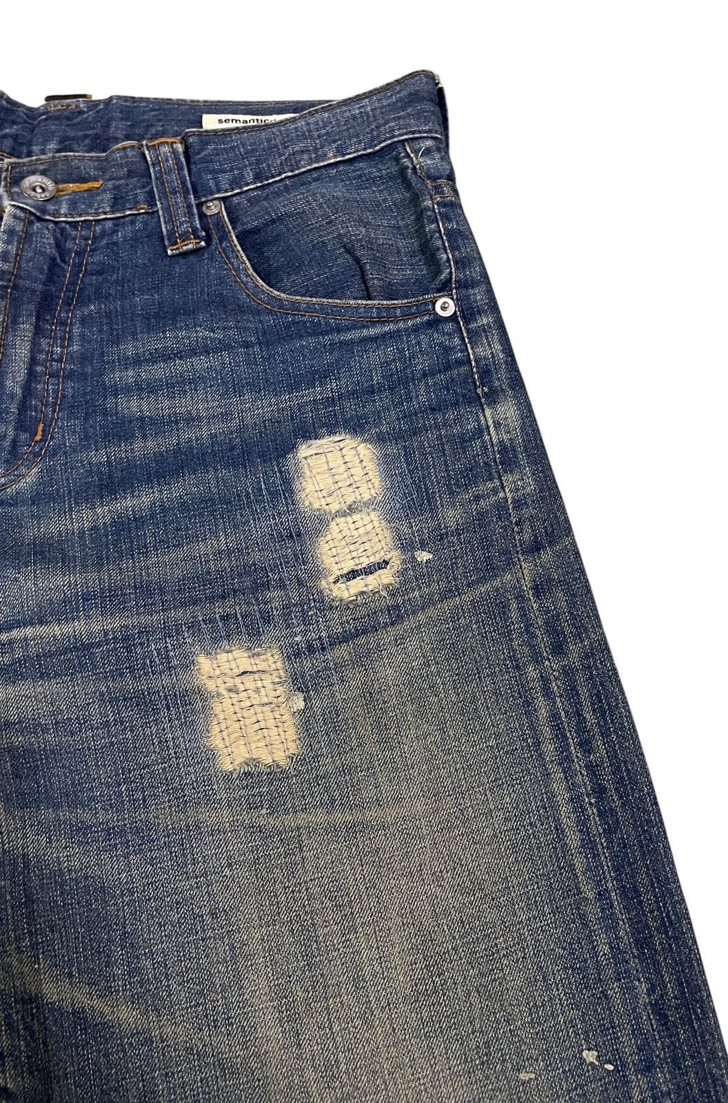 semanticdesign Very Rare Vintage Japanese Brand Semantic Design Jeans 2000s Size US 32 / EU 48 - 4 Thumbnail