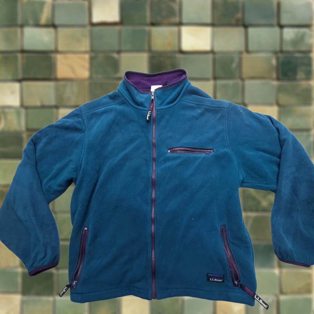 Vintage VINTAGE LL Bean Polartec Windbloc Fleece Jacket Mens Large Teal USA Made Outdoor Size US L / EU 52-54 / 3 - 1 Thumbnail