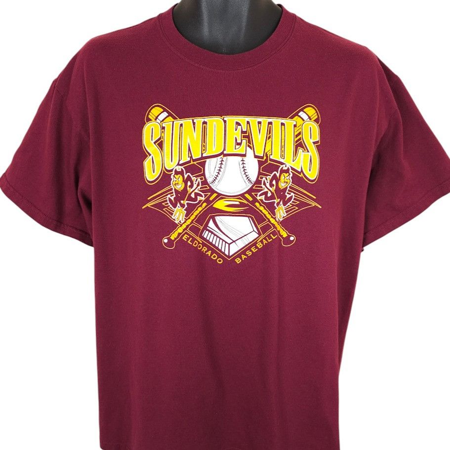 Gildan Eldorado Sundevils Baseball T Shirt Mens Size Large Red Size US L / EU 52-54 / 3 - 1 Thumbnail