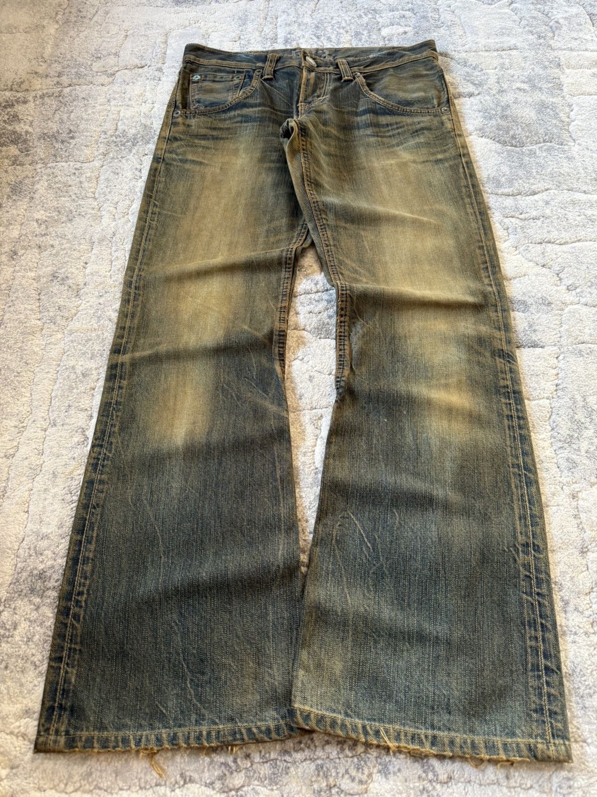 Edwin 503 Mud Wash Flared Denim Jeans