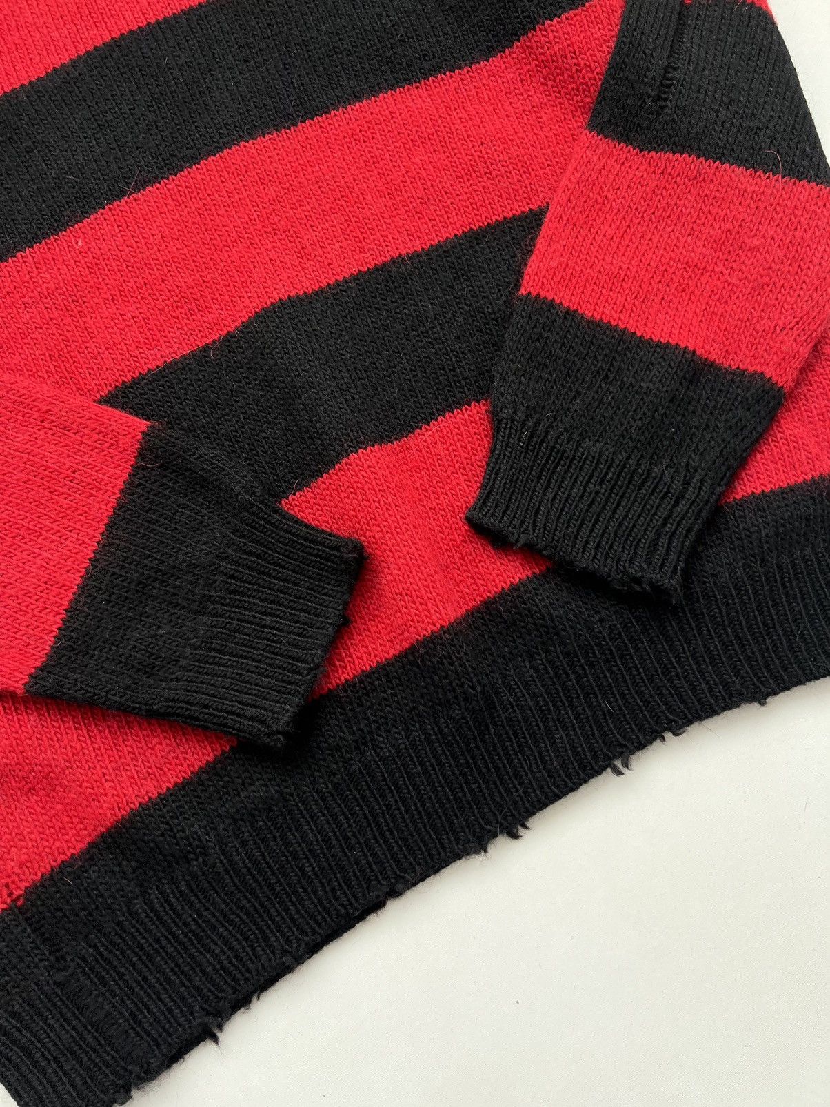 Zadig & Voltaire Zadig&Voltaire Bensti Striped Distressed Kurt Cobain Sweater Size US M / EU 48-50 / 2 - 14 Thumbnail
