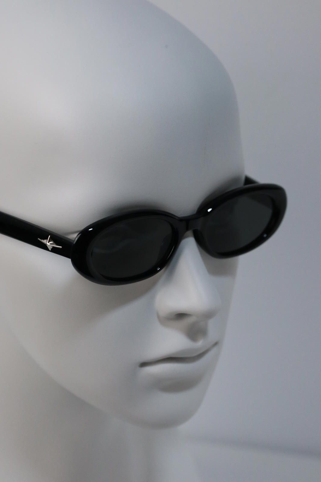 Other Y2k Avant Garde Cat Eye Round Black Sunglasses Unisex OS Size ONE SIZE - 6 Thumbnail