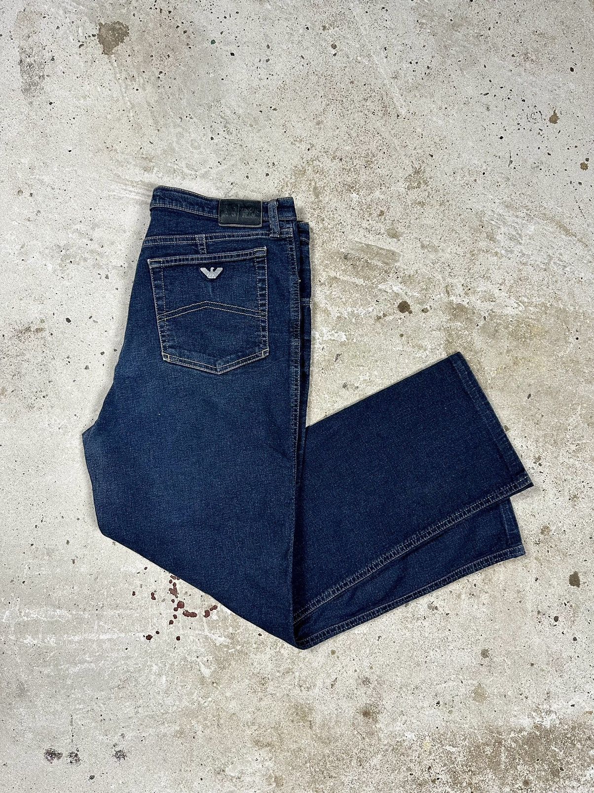 Giorgio Armani × Vintage Vintage Y2K Armani Jeans Indigo 003