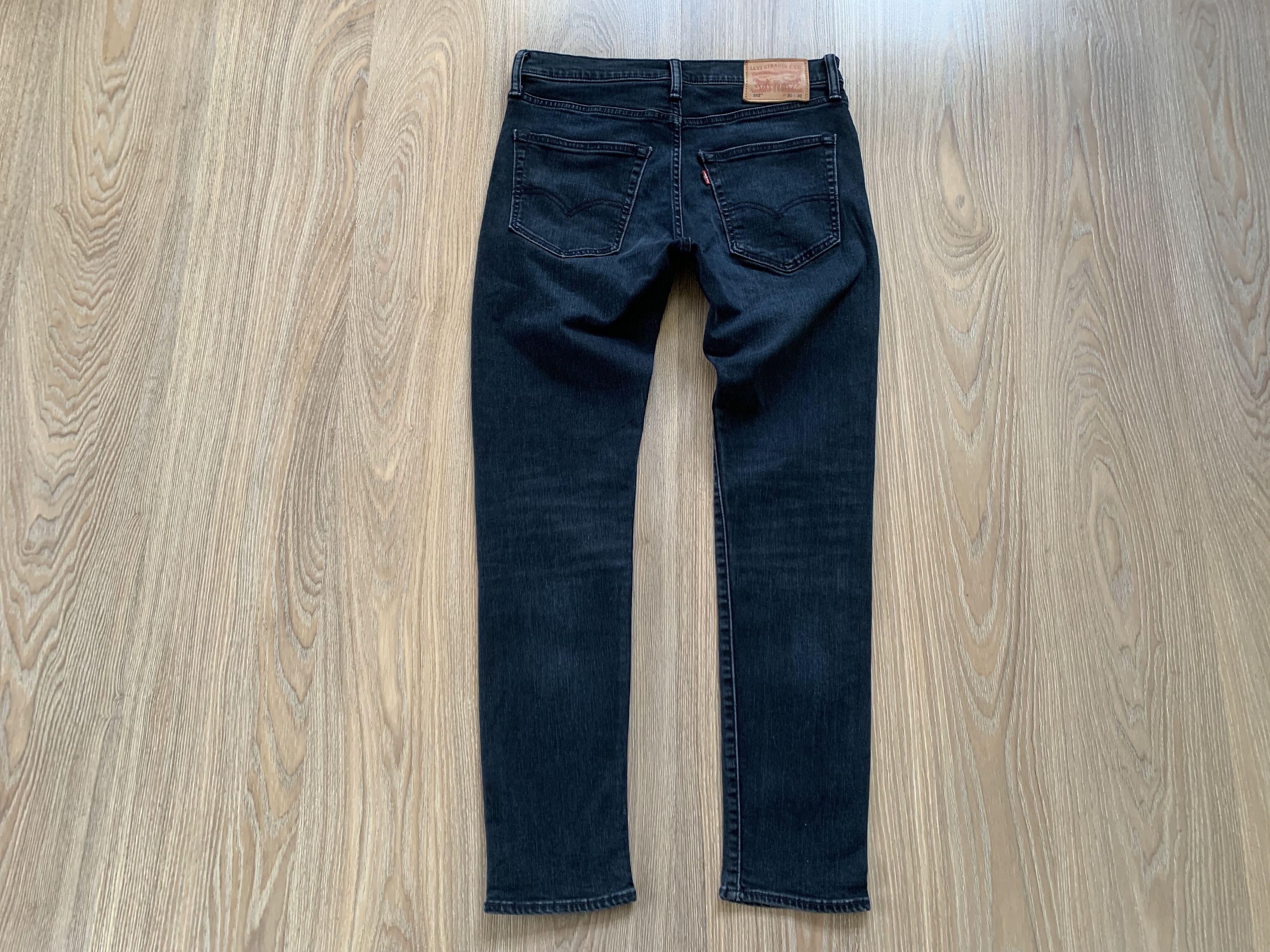Levi's Levi's 512 Navy Blue Jeans Size US 30 / EU 46 - 4 Thumbnail