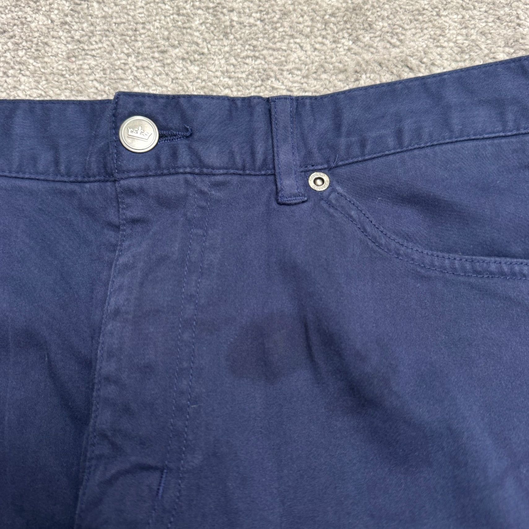 Peter Millar VINTAGE Peter Millar Men's Chino Pants Regular Fit Straight Leg Blue 28 Inseam Casual Business Size US 36 / EU 52 - 6 Thumbnail