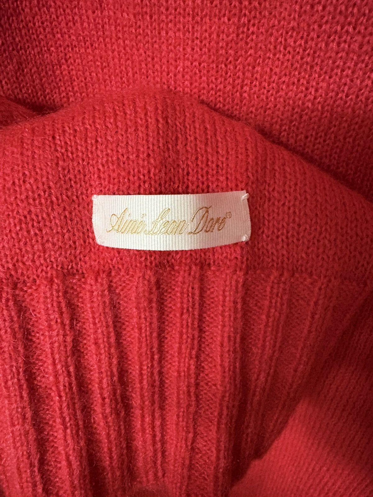 Aime Leon Dore Aime Leon Dore red mohair cardigan Size US XL / EU 56 / 4 - 5 Thumbnail