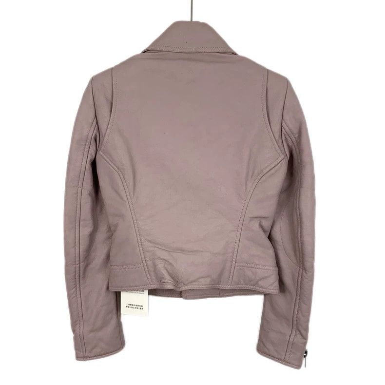 Balenciaga Balenciaga size 34 Light purple sheepskin long-sleeved jac Size XXS / US 00 / IT 34 - 2 Thumbnail
