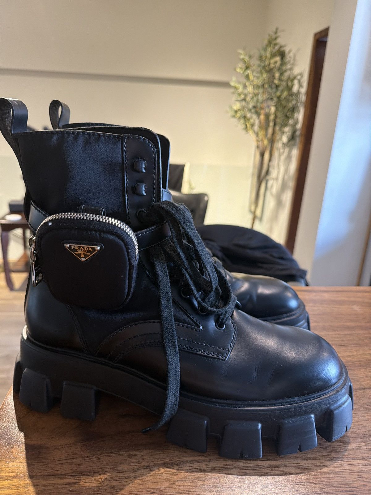 Prada Prada Monolith Boots Size US 12 / EU 45 - 17 Thumbnail