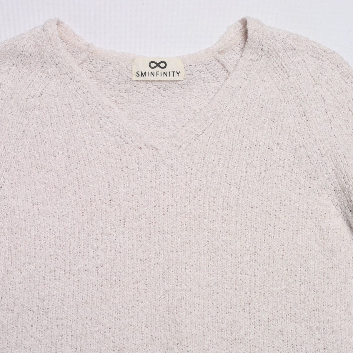 Other Sminfinity Cashmere Cotton Blend V neck Sweater Rose Light Size XS / US 0-2 / IT 36-38 - 6 Thumbnail