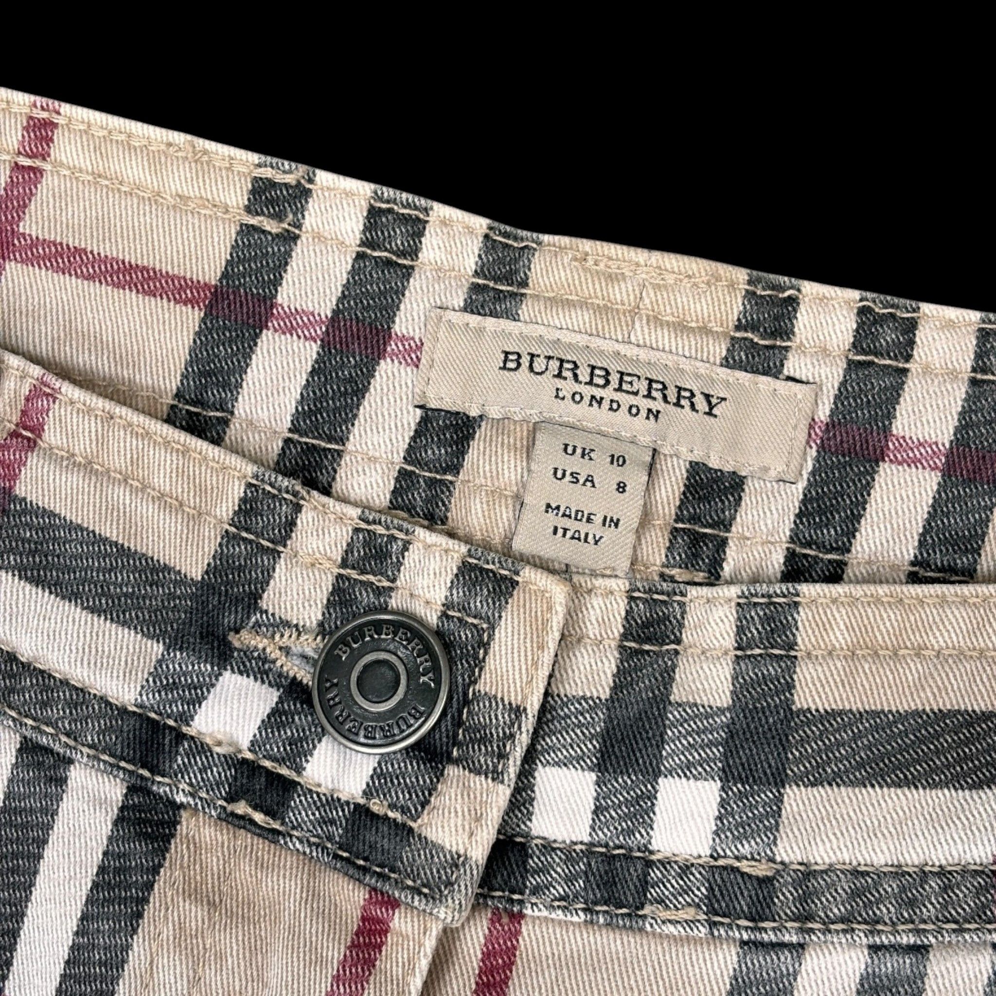 Burberry × Designer × Vintage Vintage Burberry London Nova Check Trouser Pants Size 28" / US 6 / IT 42 - 9 Thumbnail