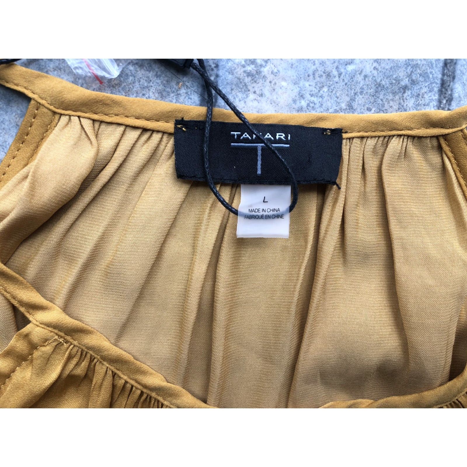Vintage NWT Tahari Womens Tank Top L Yellow Marigold Sleeveless Shirt Casual Workwear Hipster Preppy Designer Nerd Size L / US 10 / IT 46 - 4 Thumbnail