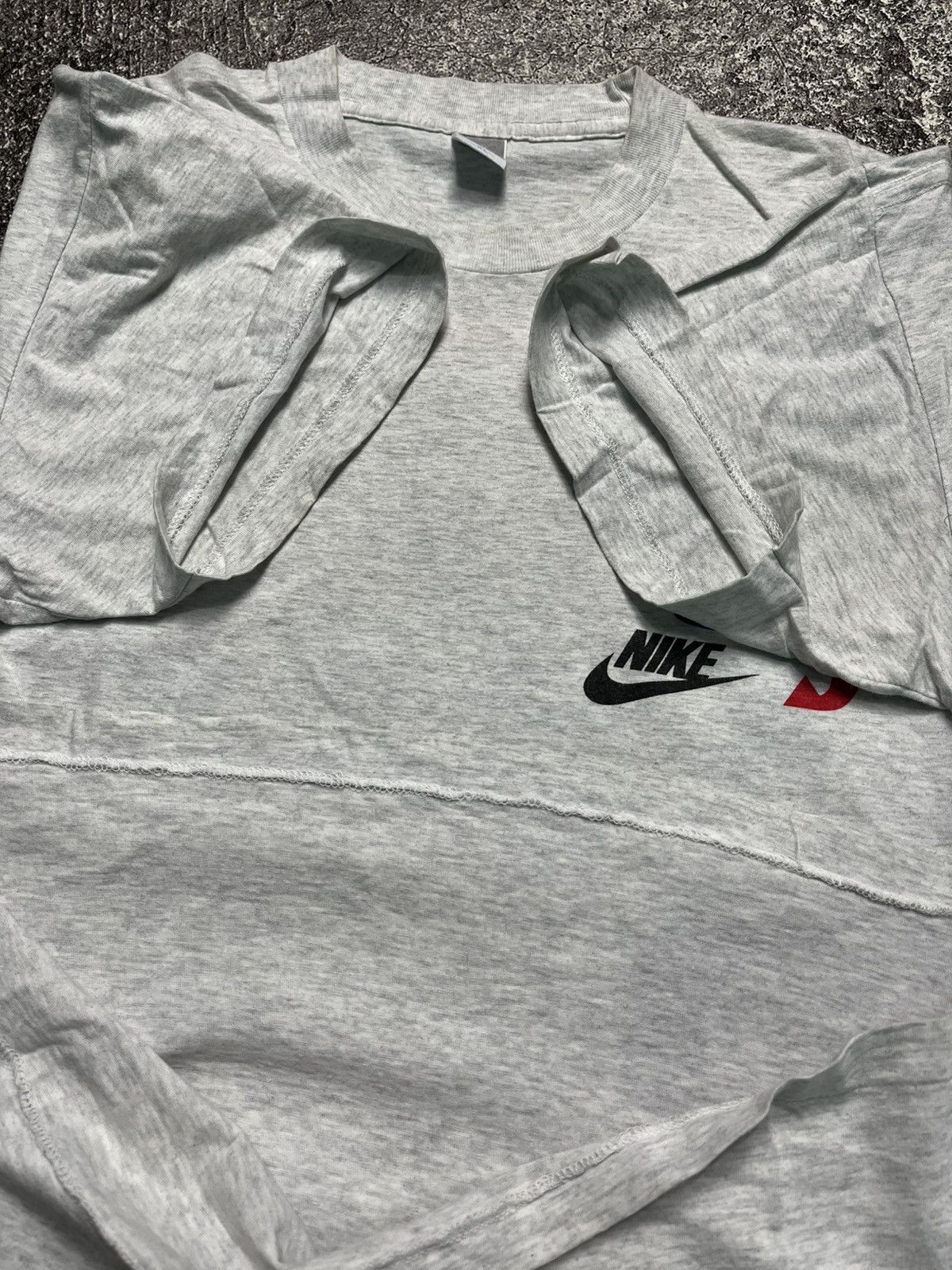 Nike Vintage Nike Jordan 23 Grey T-Shirts Size US XL / EU 56 / 4 - 5 Thumbnail