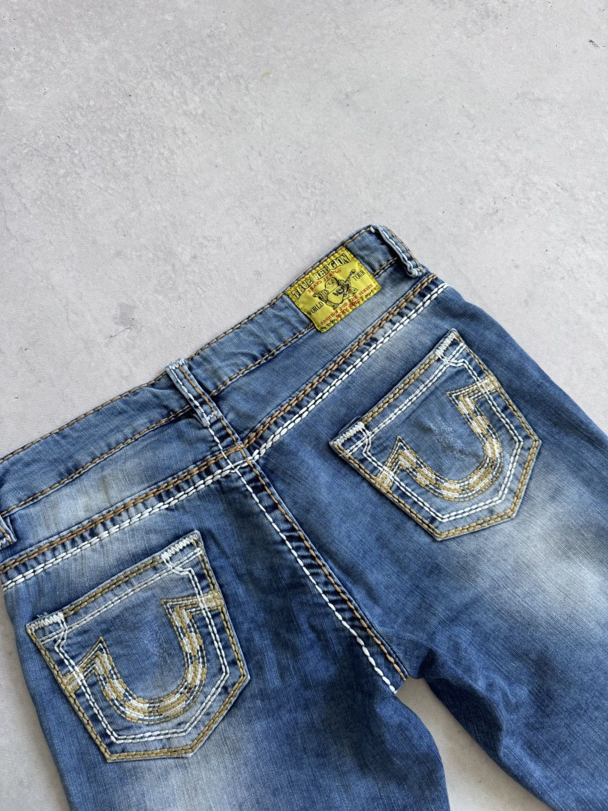 True Religion Vintage True Religion Slim Y2K Denim Unisex U.S.A Shorts Size US 31 - 14 Thumbnail