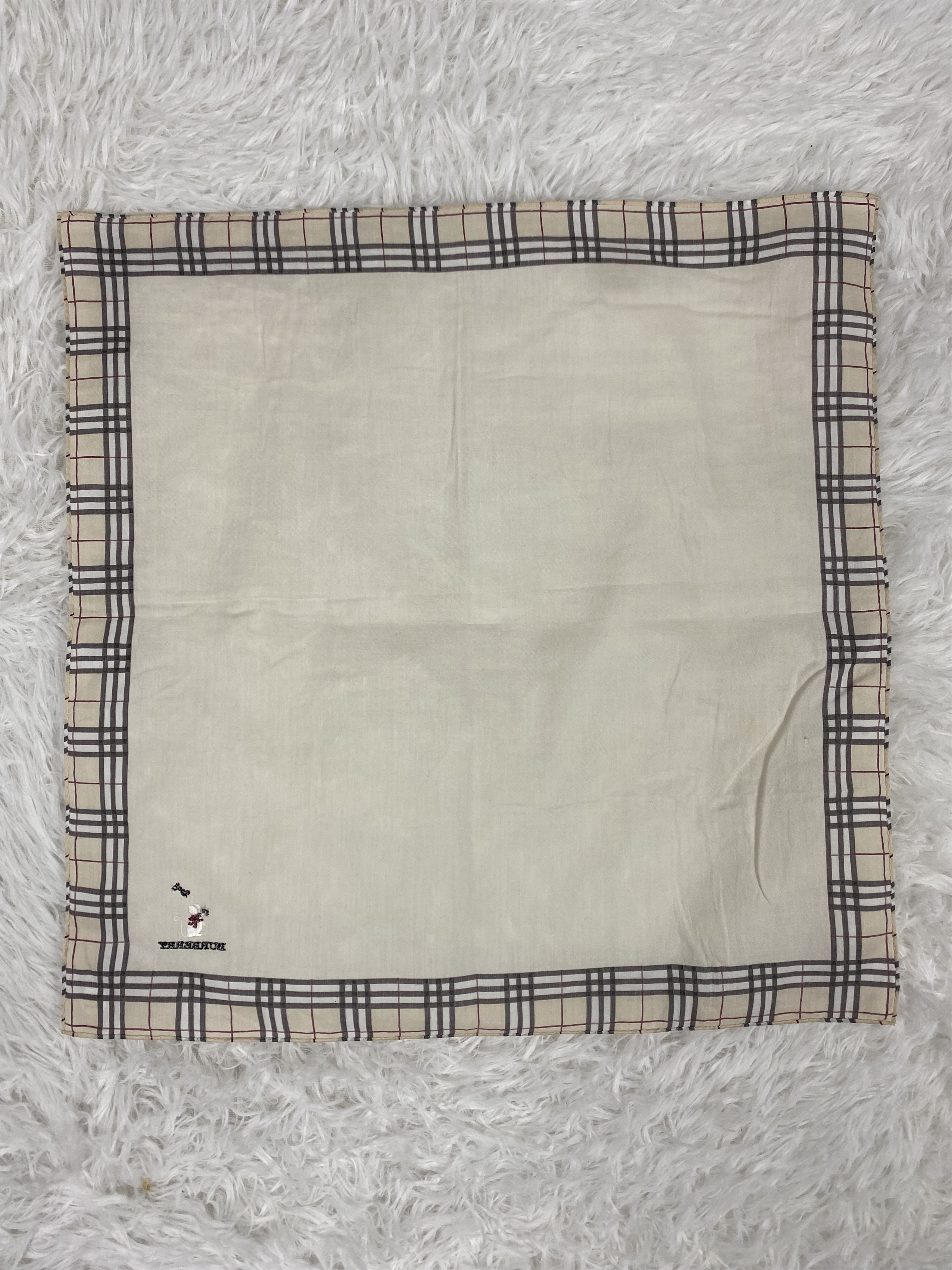 Burberry Vintage Burberry Handkerchief Neckerchief PH0199 Size ONE SIZE - 5 Thumbnail