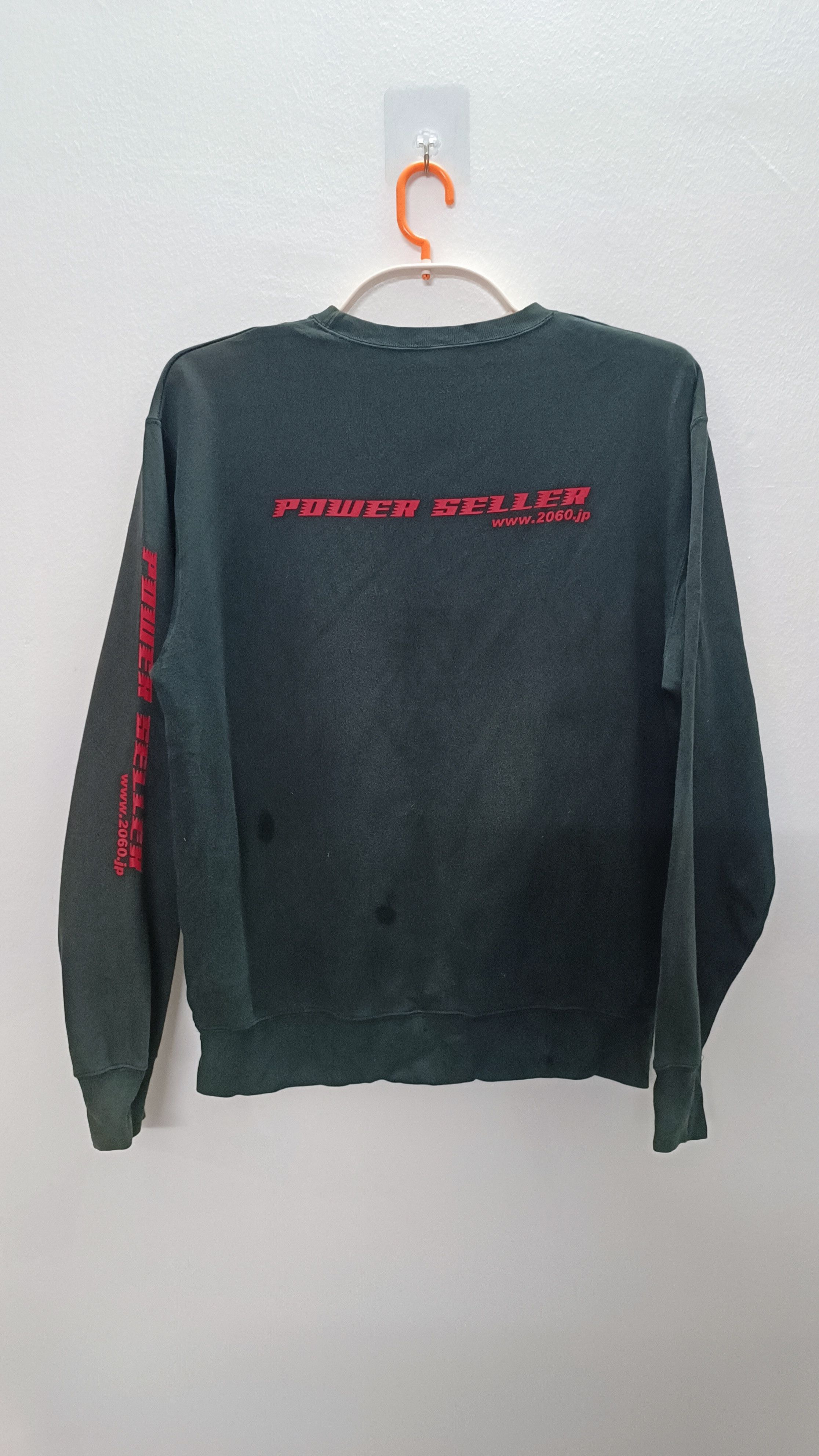 Japanese Brand × Vintage Vintage Look Japanese Power Seller Black Sweatshirts Size US XL / EU 56 / 4 - 5 Thumbnail