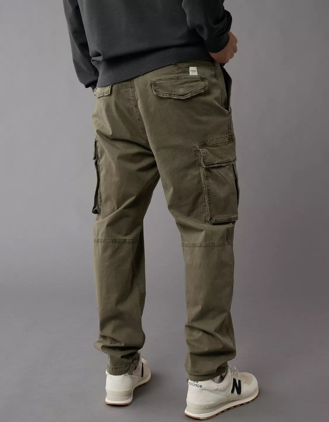 American Eagle Outfitters American Eagle Flex Lived-In Cargo Pants Olive Moss 36x32 Size US 32 / EU 48 - 5 Thumbnail