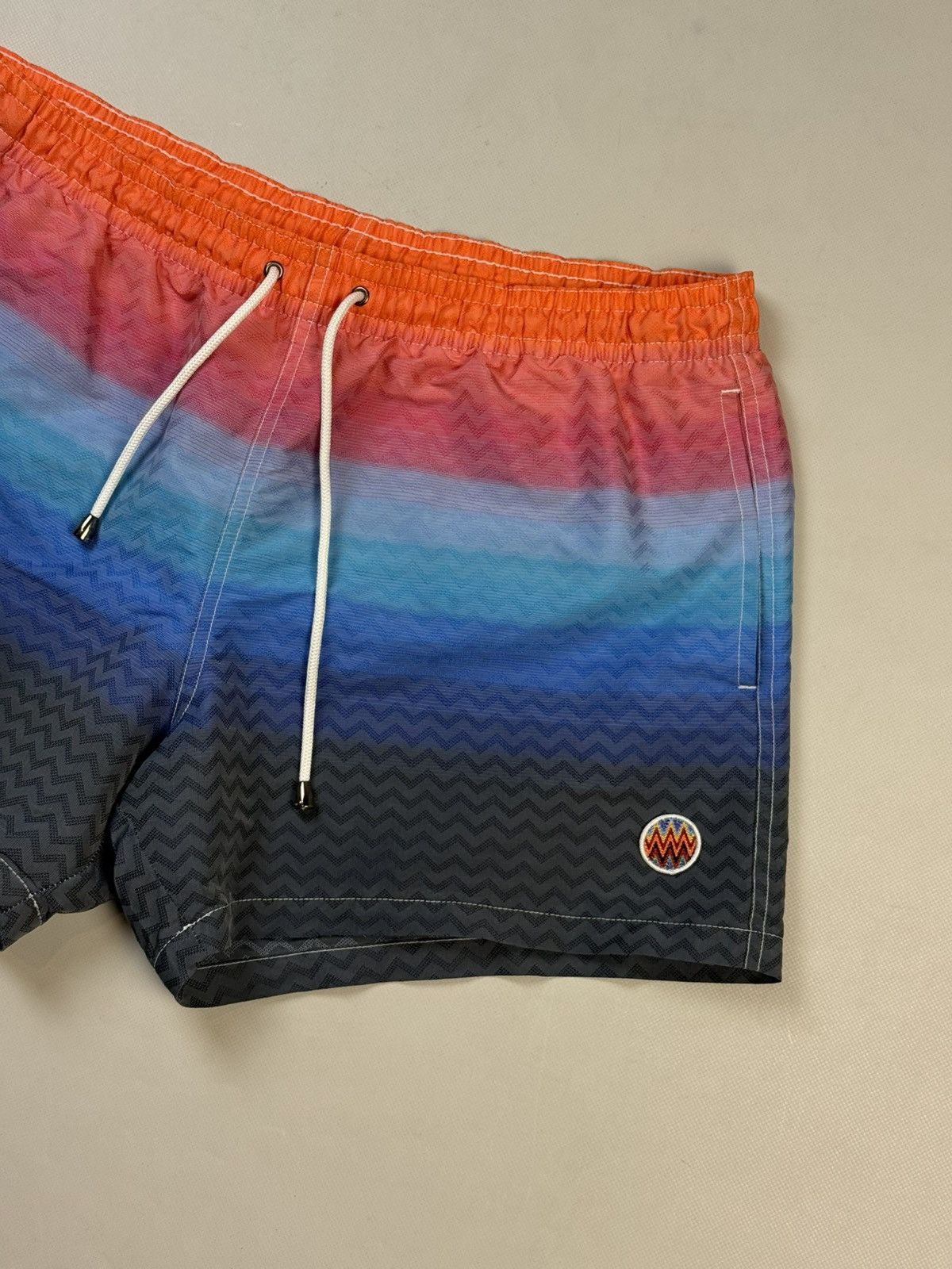 Missoni Missoni Mare Men’s Zig Zag Patterned Swimming Beach Shorts Size US 36 / EU 52 - 6 Thumbnail