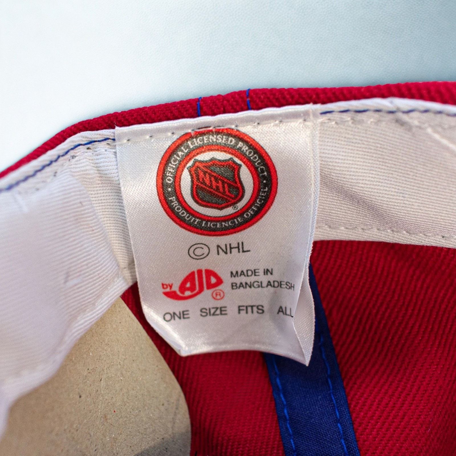Other Montreal Canadiens AJD Snapback Hat 90s NHL Double Line Arc Size ONE SIZE - 10 Thumbnail