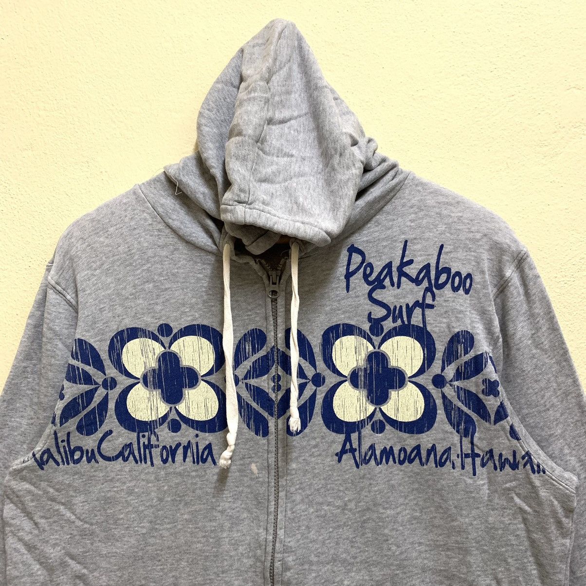 Vintage Vintage PEAKABOO SURF HAWAII Hoodie Sweater Size US L / EU 52-54 / 3 - 3 Thumbnail
