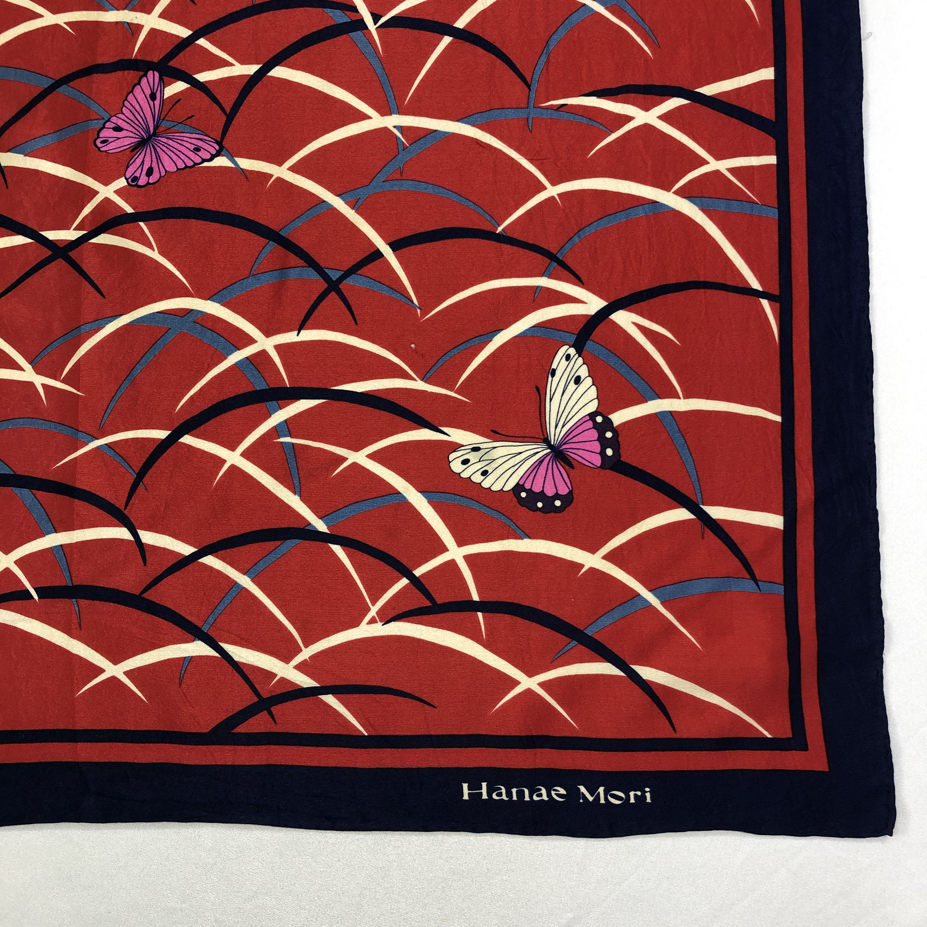 Hanae Mori × Vintage Vintage Hanae Mori Silk Scarf Size ONE SIZE - 4 Thumbnail