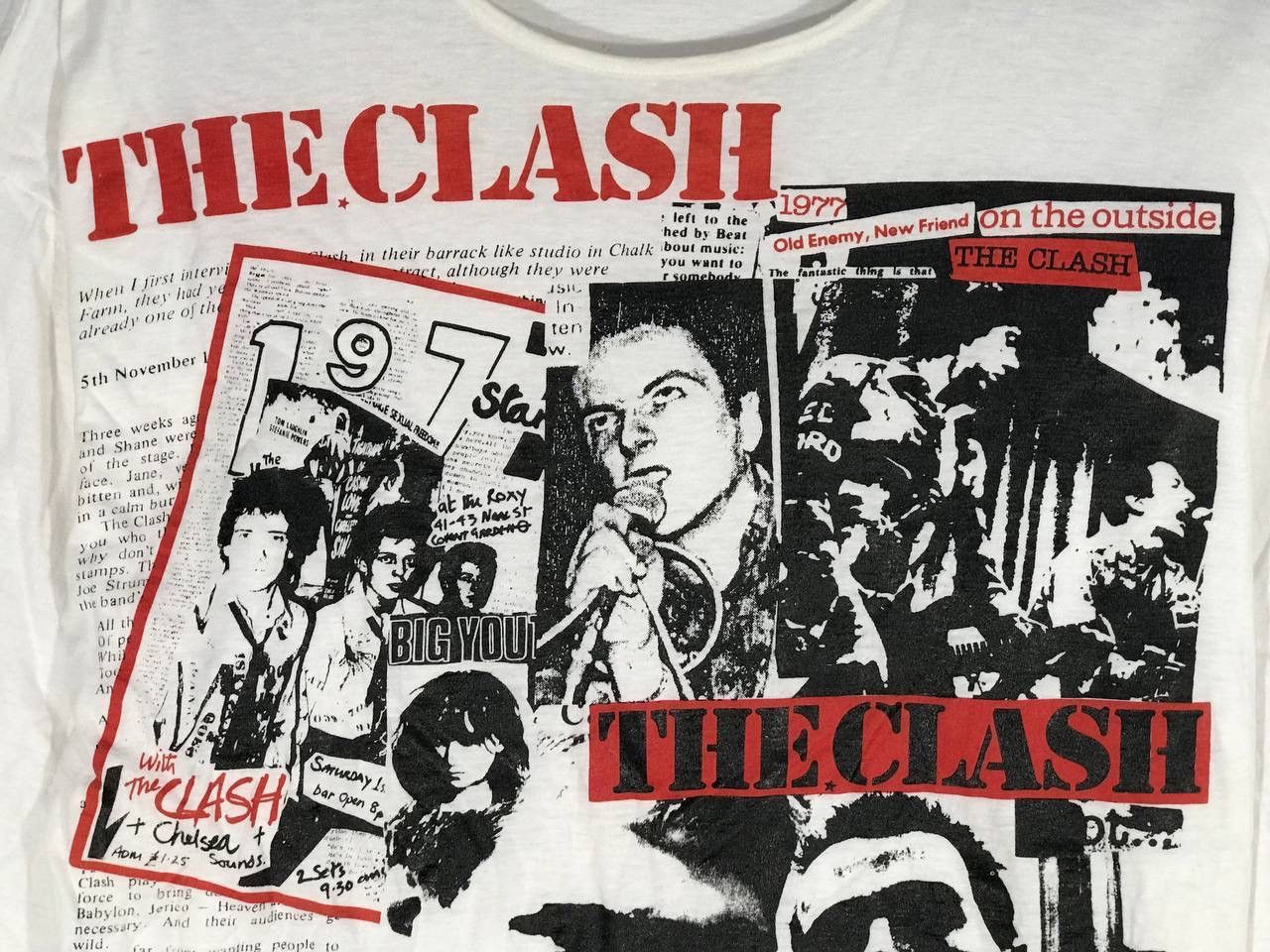 Band Tees × Vintage vintage the clash punk band london calling Size US L / EU 52-54 / 3 - 4 Thumbnail