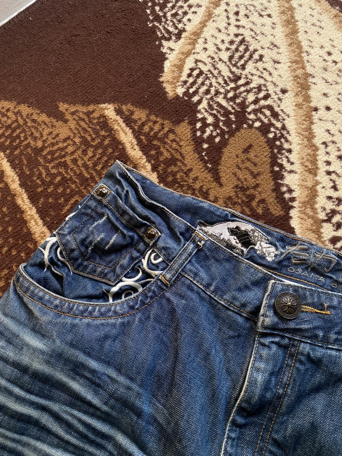 Hysteric Glamour Osaka Big Train Buckle Back Jeans Size US 34 / EU 50 - 4 Thumbnail