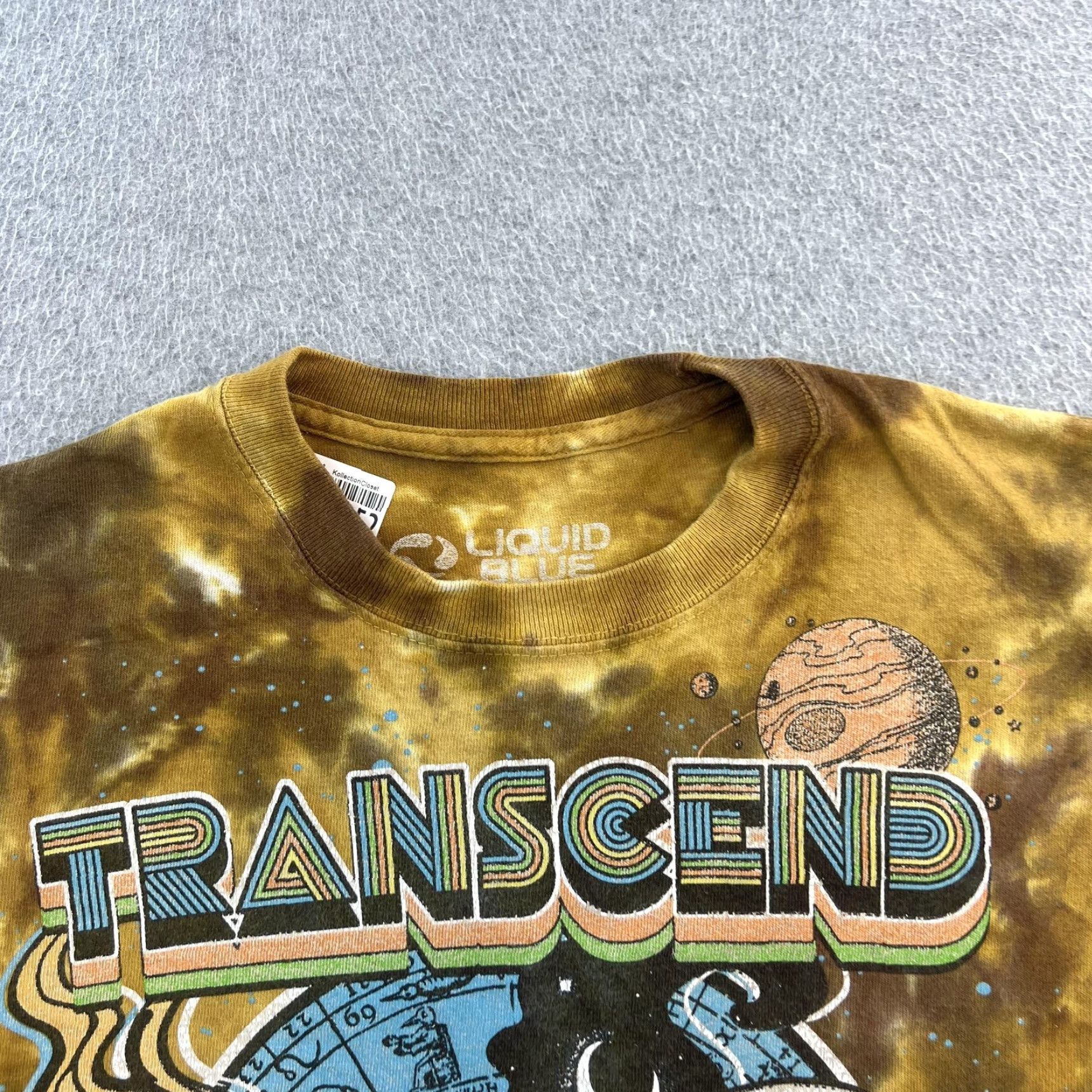 Liquid Blue Liquid Blue Transcend Shirt Mens Small Brown Tie Dye Psychedelic Cosmic Graphic Shirt Size US S / EU 44-46 / 1 - 6 Thumbnail