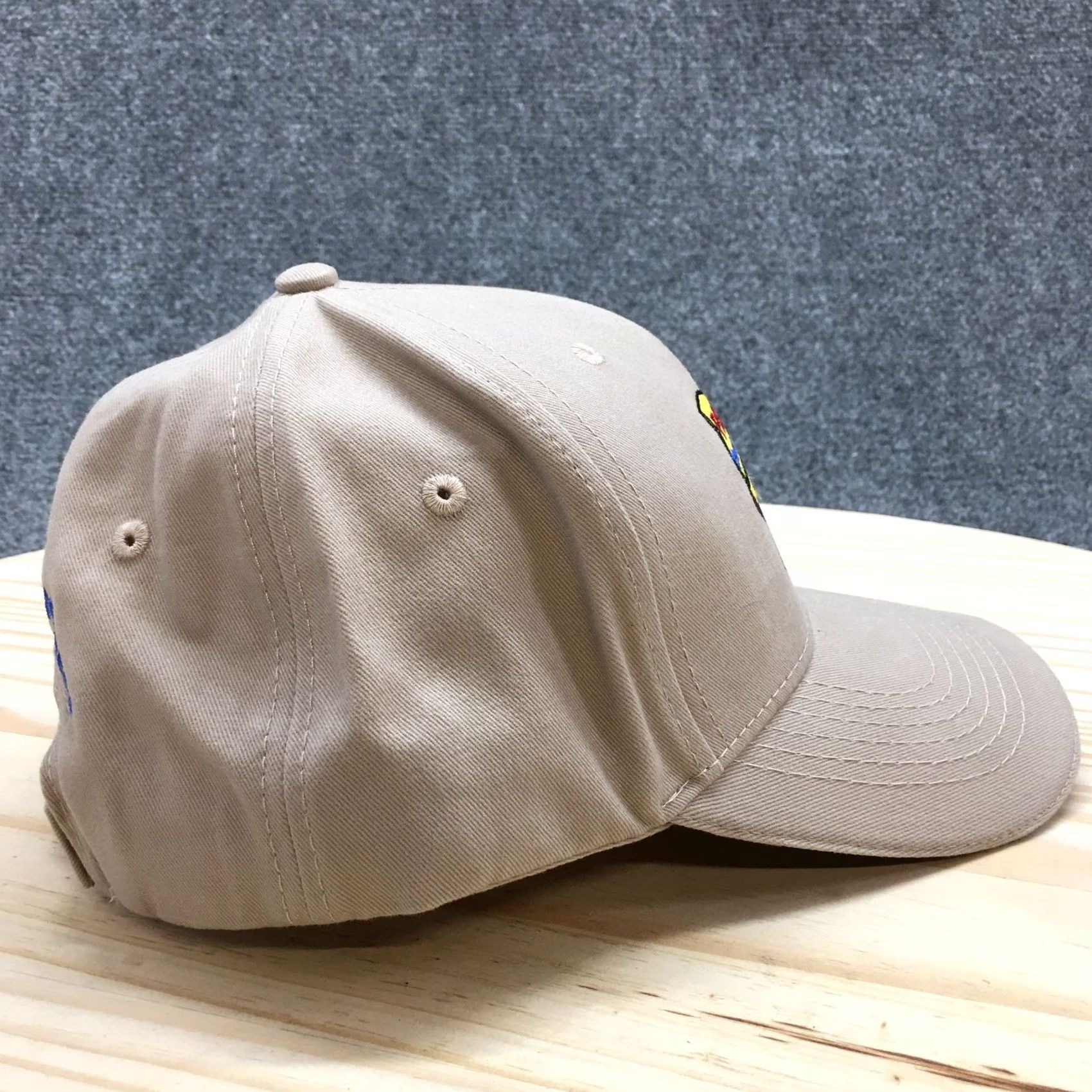Vintage Pave Tech Hardscape Outfitters Tan Baseball Hat Unisex OSFA Adjustable Strapback Size ONE SIZE - 6 Thumbnail
