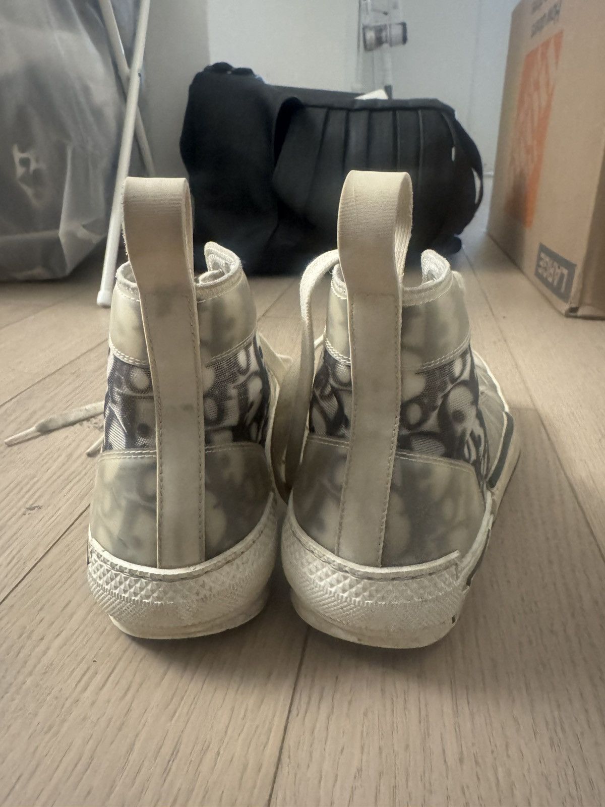 Dior Dior B23 Oblique High Top Sneakers Size US 7 / IT 37 - 3 Thumbnail