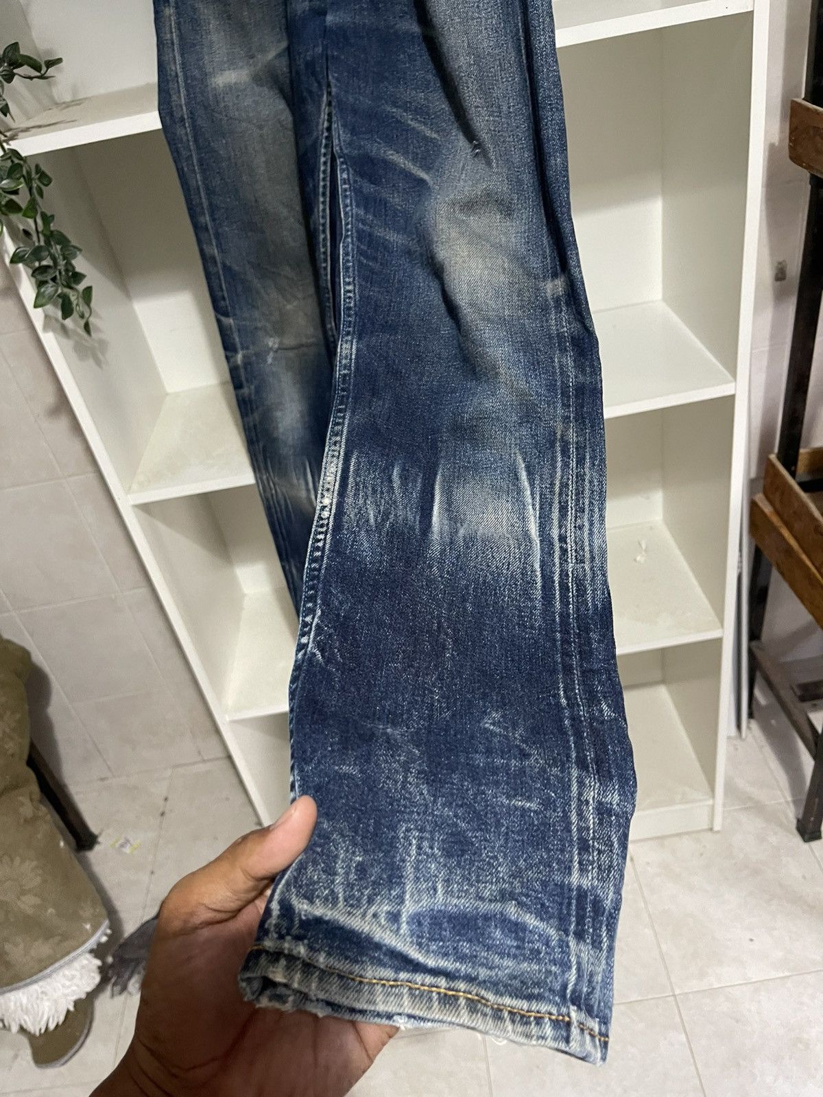 Japan Blue Japan Blue Jeans selvedge Skinny distressed denim Size US 28 / EU 44 - 4 Thumbnail