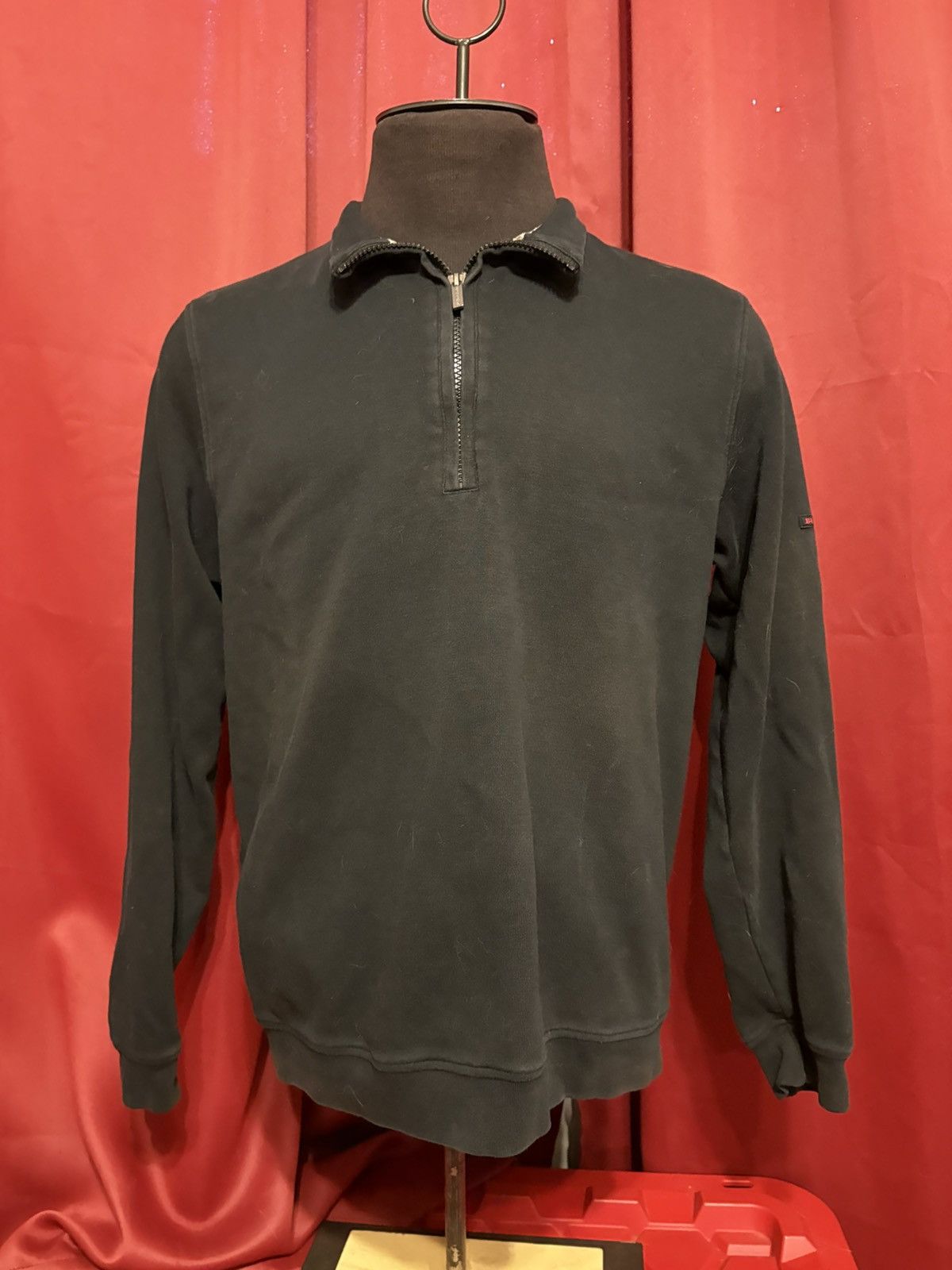 Burberry Burberry Golf Sweater Quarter Zip Pullover Sportswear Size US L / EU 52-54 / 3 - 1 Thumbnail