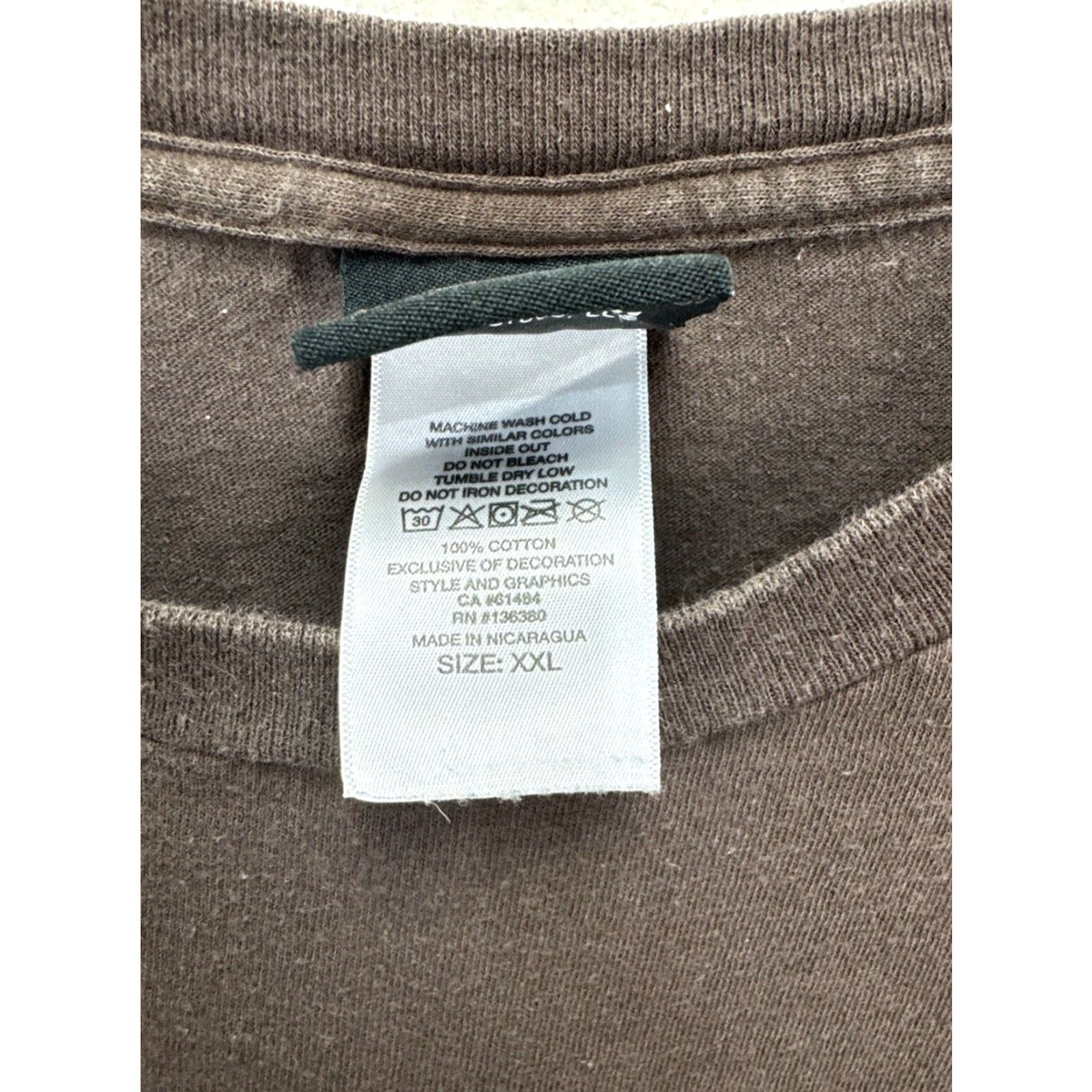 Harley Davidson Harley-Davidson Long Sleeve T-Shirt Men 2XL Brown Graphic Print Motorcycle Florida Size US XXL / EU 58 / 5 - 4 Thumbnail