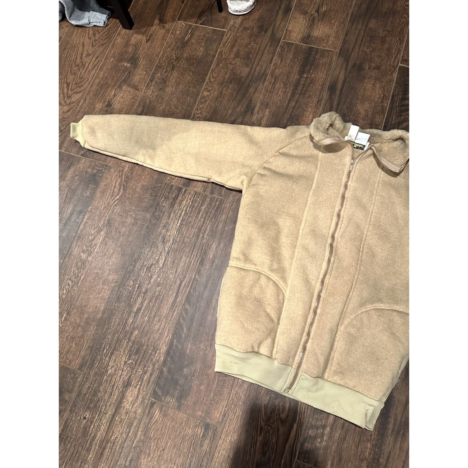 Patagonia VINTAGE Patagonia x LL Bean Fleece Jacket Deep Pile Oatmeal Large Men Size US L / EU 52-54 / 3 - 3 Thumbnail