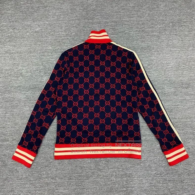 Gucci Gucci Red double G full-print jacket Size US L / EU 52-54 / 3 - 2 Thumbnail