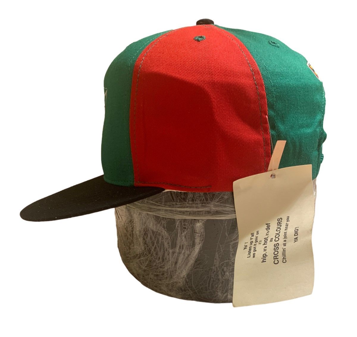 Cross Colours × Vintage Cross Colours Snapback Hat Vintage Mark Wahlberg Size ONE SIZE - 4 Thumbnail