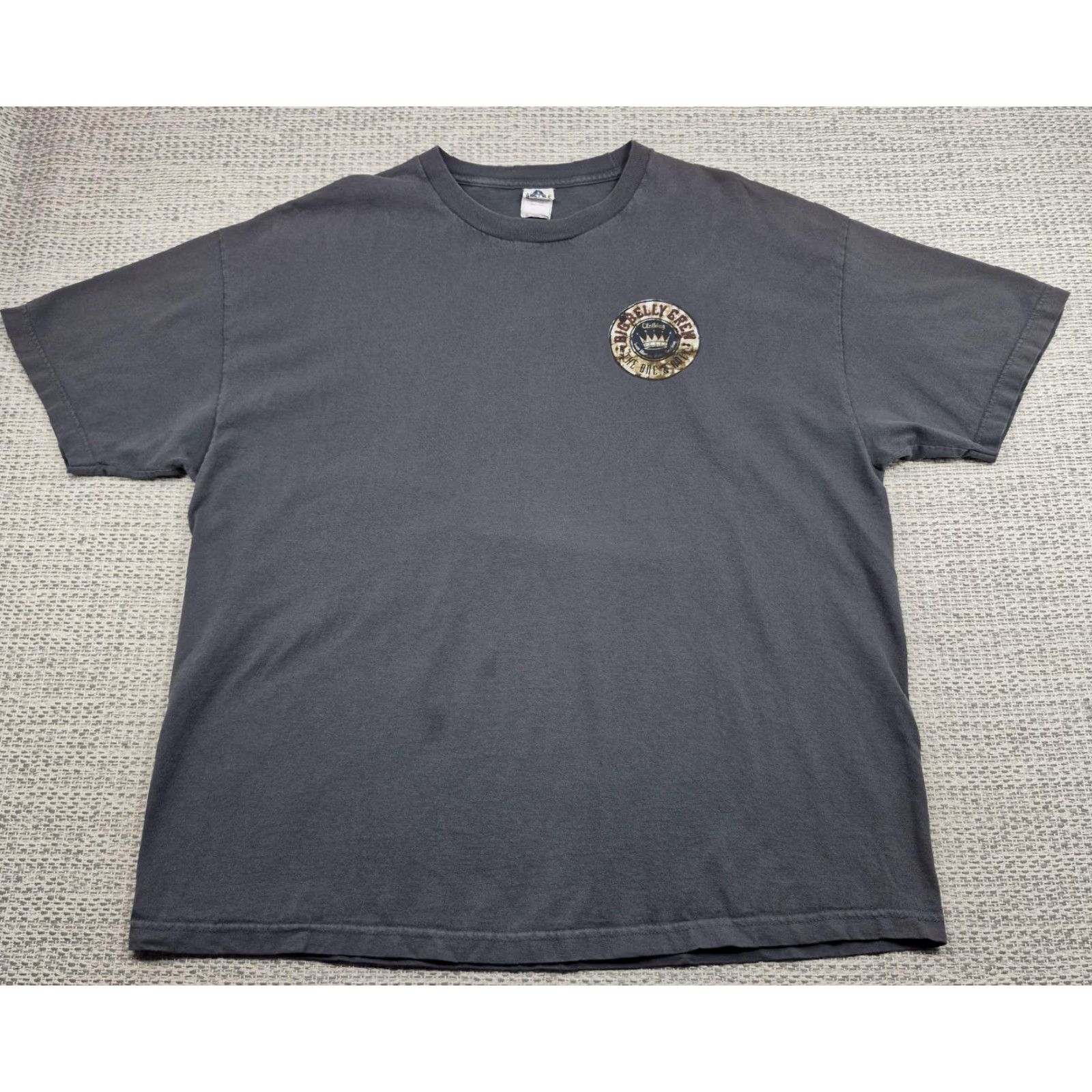 Vintage VINTAGE Alstyle Big Belly Crew Clothing Shirt Mens 2XL Graphic Tee Gray Crown Back Print Size US XXL / EU 58 / 5 - 3 Thumbnail