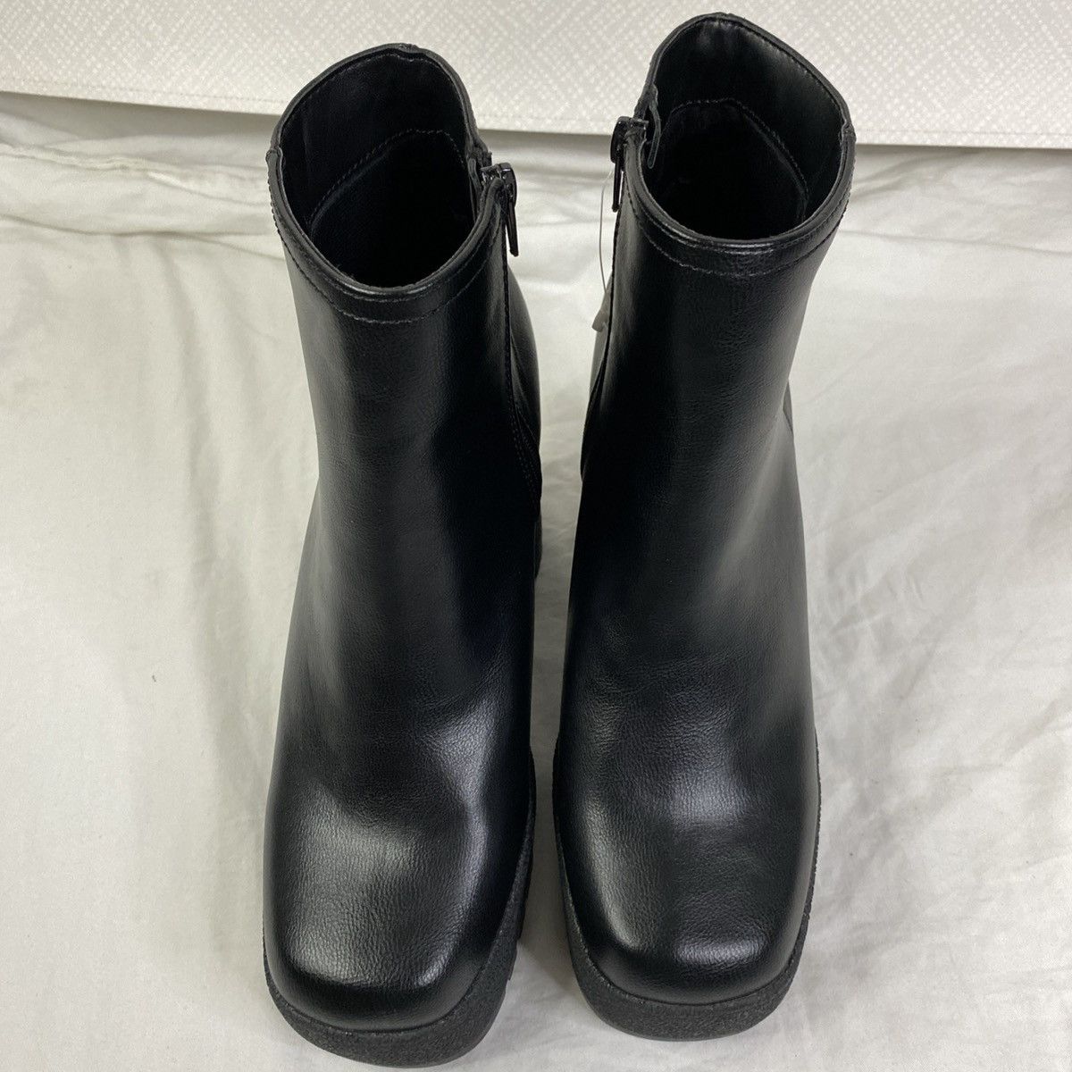 Other Bamboo Platform Ankle Boots Womens Black Sz 8.5 Chunky NWOT Size US 8.5 / IT 38.5 - 5 Thumbnail