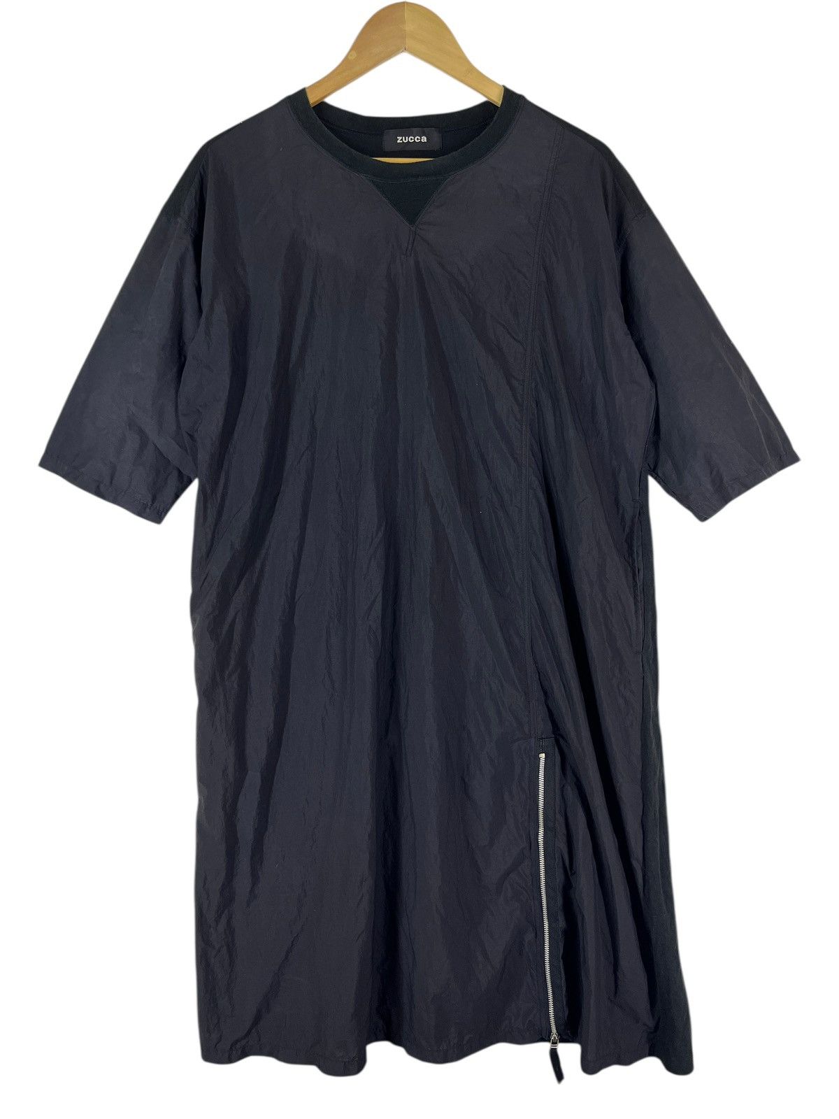Zucca 🔥 black Zucca t-shirt dress with a zipper detail Size US M / EU 48-50 / 2 - 3 Thumbnail