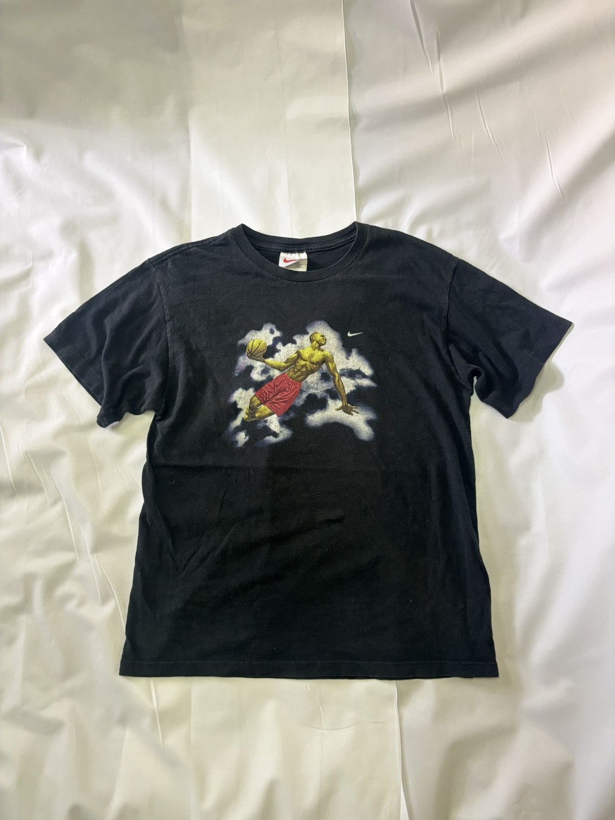 Jordan Brand × Nike × Vintage VTG NIKE x JORDAN T-SHIRT Size US L / EU 52-54 / 3 - 1 Thumbnail