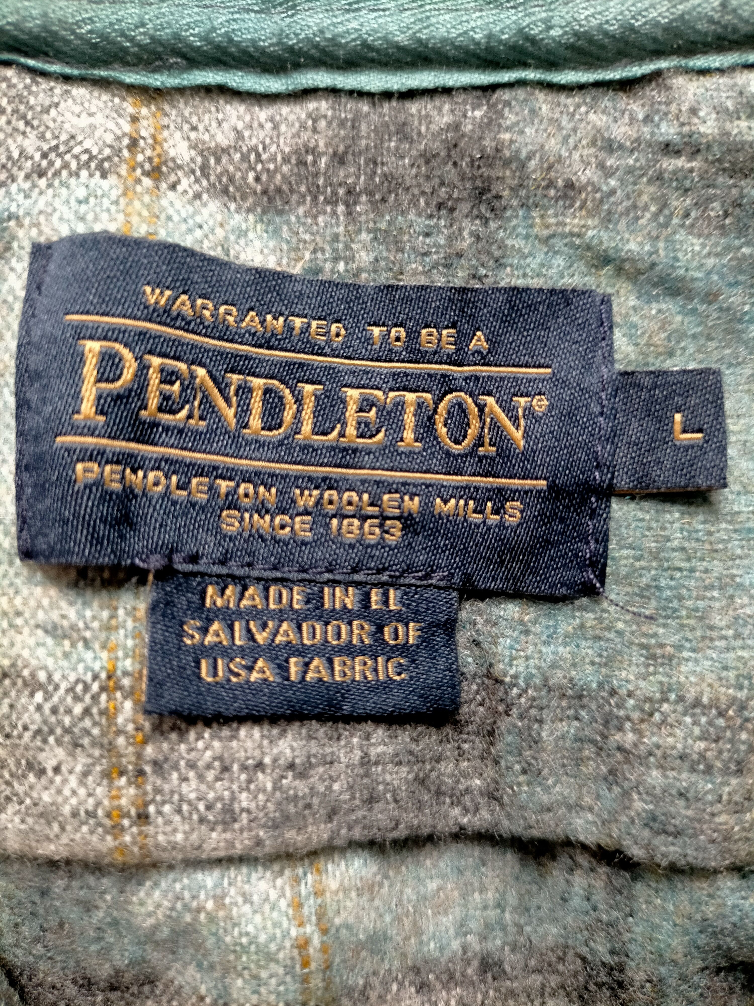 Pendleton Pendleton Wool Check Hoodie Zipped Size US L / EU 52-54 / 3 - 12 Thumbnail