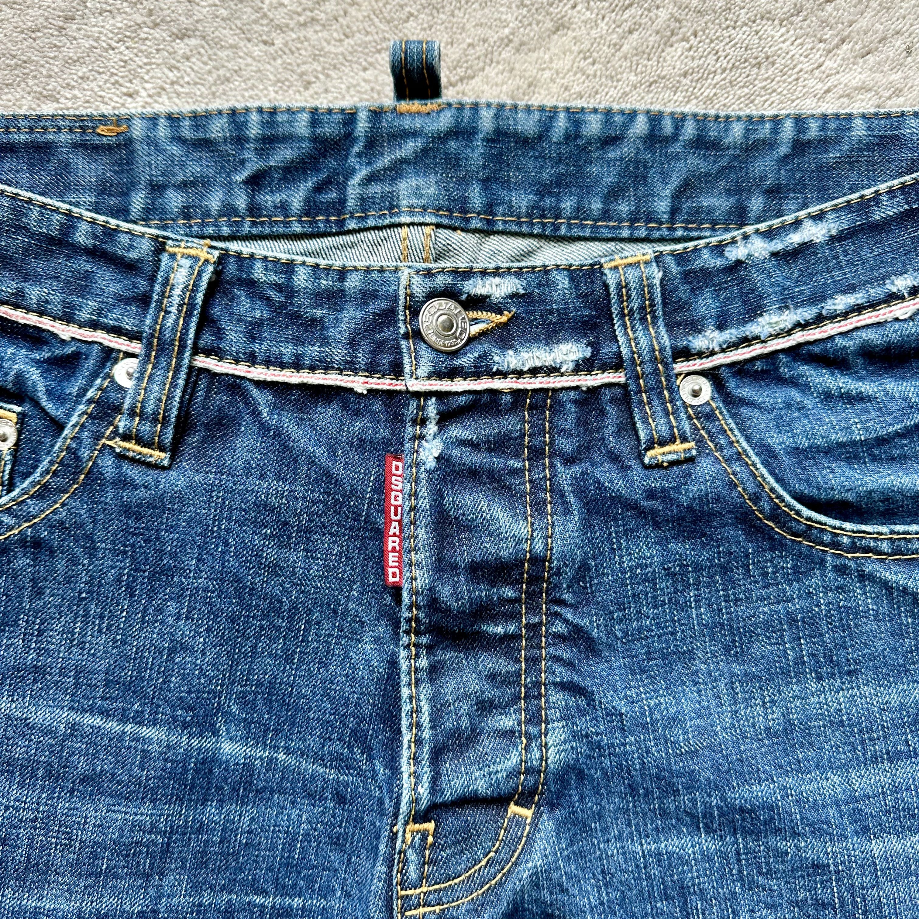 Dsquared2 DSQUARED2 Selvedge Denim LOGO Jean SHORTS Sz 48 EUR | 32 US Size US 32 / EU 48 - 7 Thumbnail