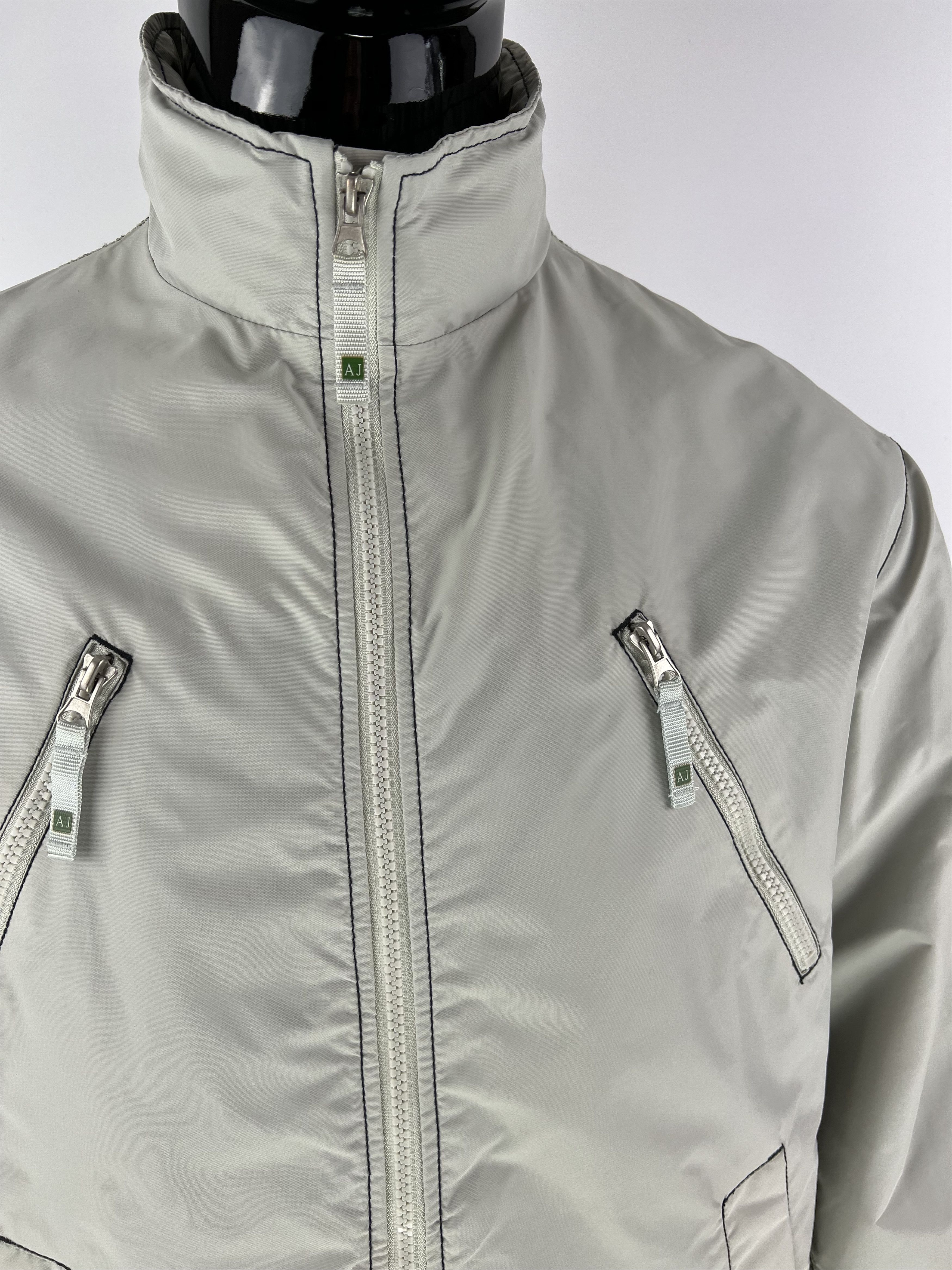 Armani Vintage Armani Jeans Men's Gray Nylon Jacket Size EU48 Size US M / EU 48-50 / 2 - 6 Thumbnail