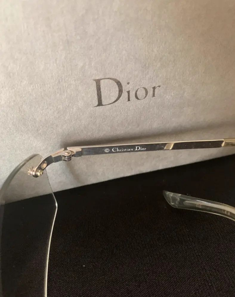 Dior DIOR Sunglasses Pop Rimless Shield Galliano Vintage Size ONE SIZE - 7 Thumbnail