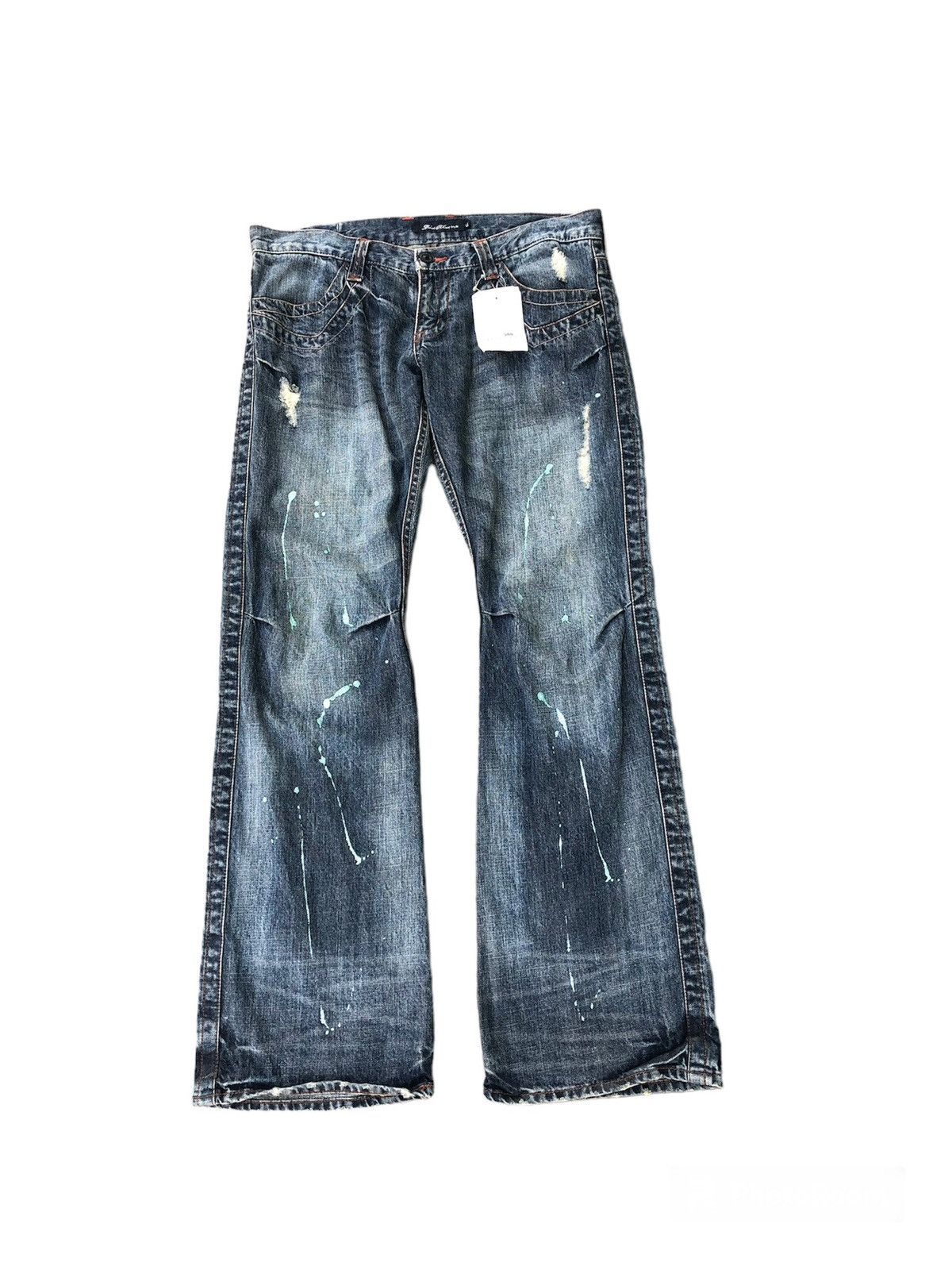 image of If Six Was Nine x Le Grande Bleu L G B Accept Offer Bootcut Jeans in Blue (Size 35)