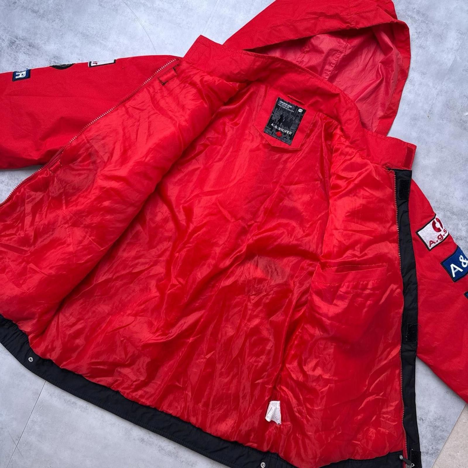 NASCAR Y2K Racing Canada Challenge Silver Zip Up Jacket Size US S / EU 44-46 / 1 - 8 Thumbnail