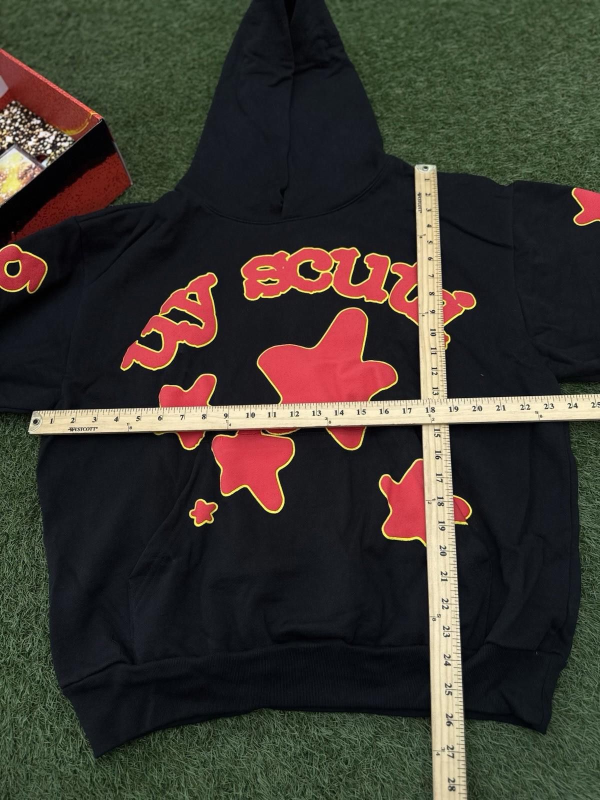 Sp5der Sp5der Worldwide Black Red Hoodie Size (Large) (NEW Box + CD Size US L / EU 52-54 / 3 - 6 Thumbnail