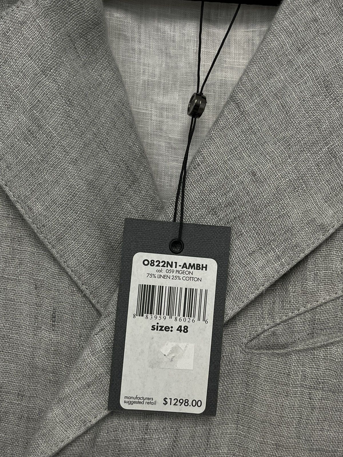 John Varvatos Linen Cutaway Coat. 48 Size US M / EU 48-50 / 2 - 10 Thumbnail
